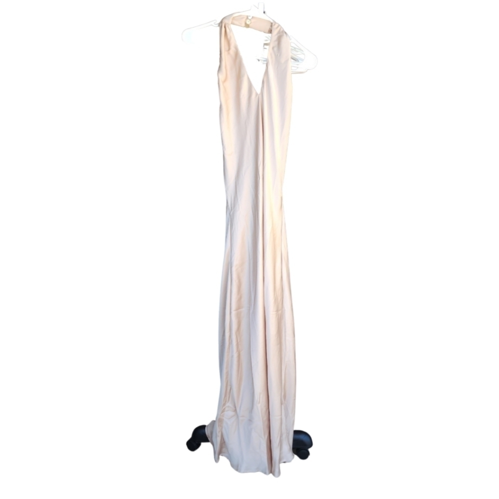 Show Me Your Mumu Jasmin Halter Dress NWT Size M Gold